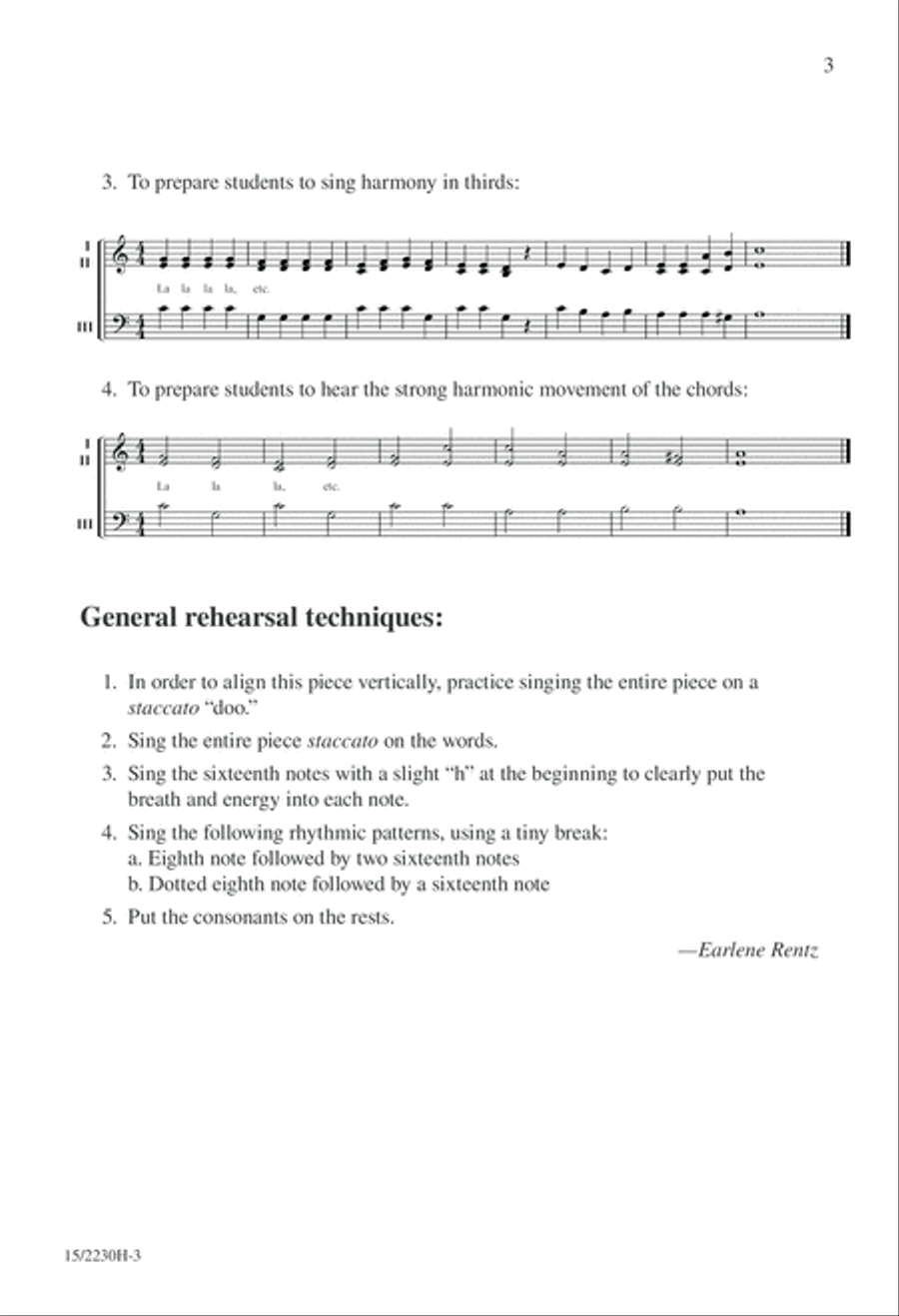Sound the Trumpet Sound the Trumpet 3-Part scores gallery preview page 4