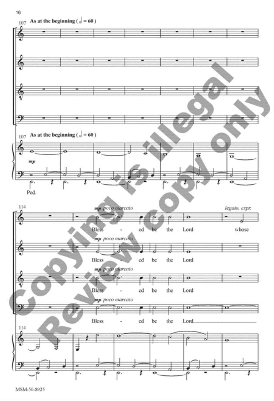 Trust and Kindness 4-Part scores gallery preview page 20