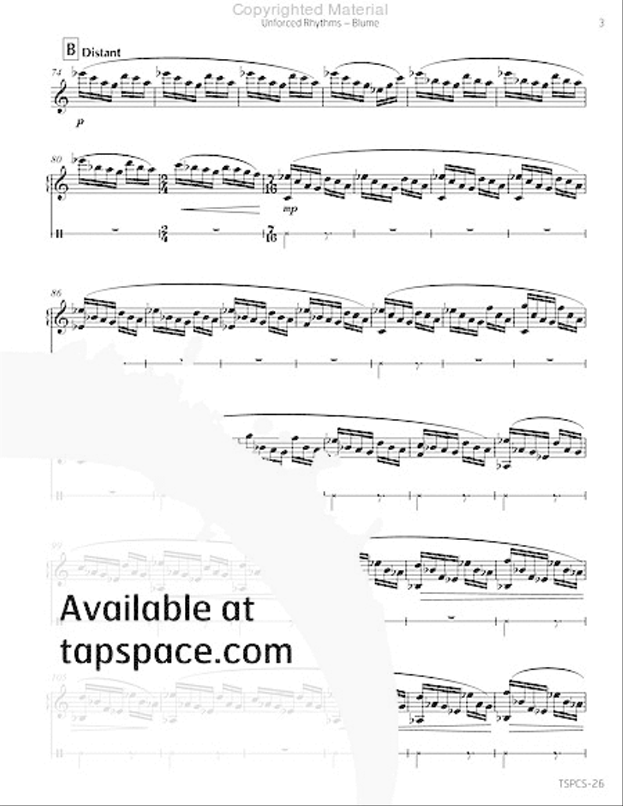 Unforced Rhythms Marimba scores gallery preview page 6