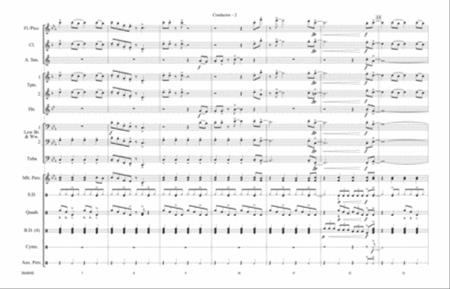 Detroit Rock City: Score Marching Band scores gallery preview page 2