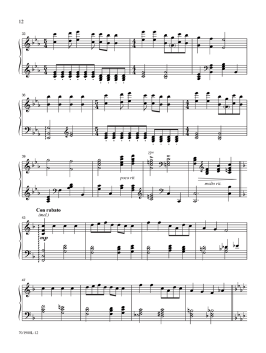 To God Alone Be Glory To God Alone Be Glory Piano Solo scores gallery preview page 9