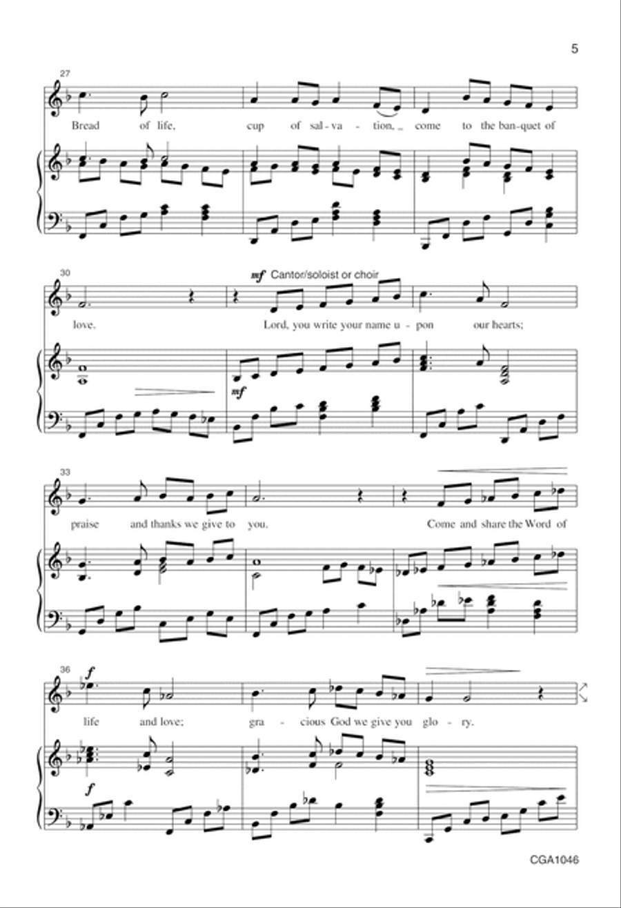 Taste and See 4-Part scores gallery preview page 5