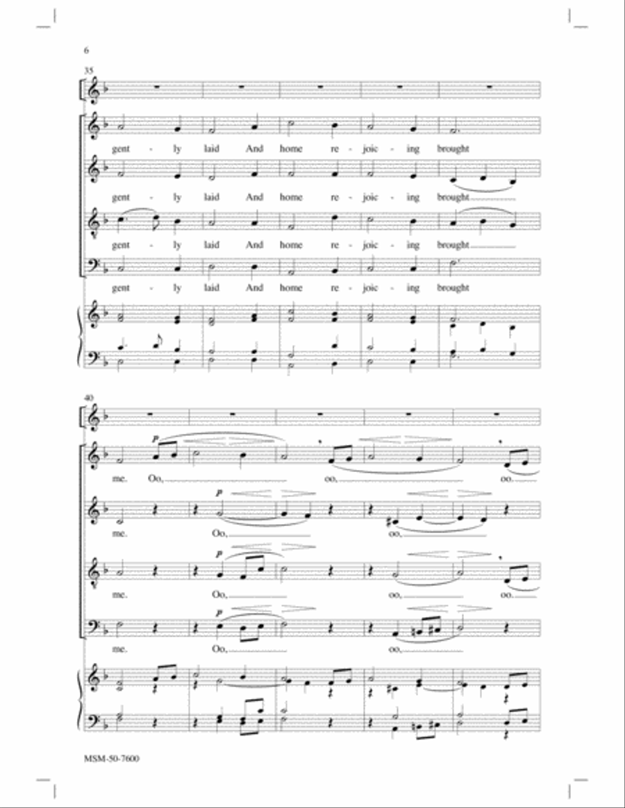 The King of Love My Shepherd Is Divisi scores gallery preview page 4