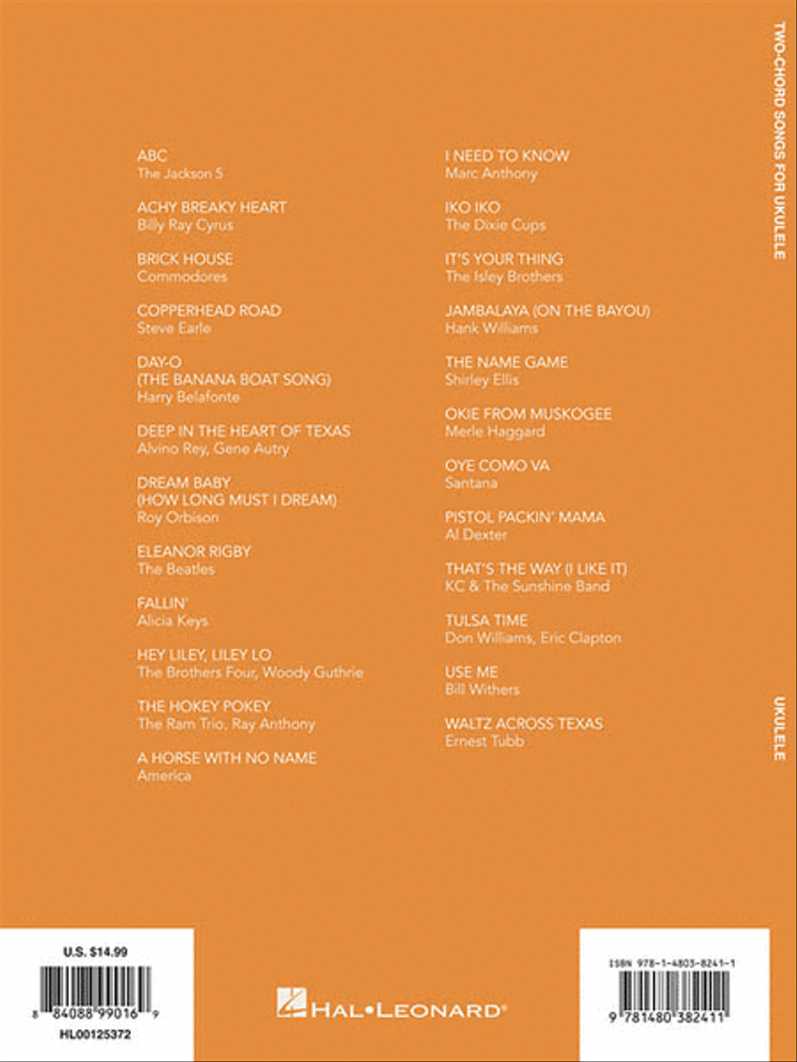 Two-Chord Songs for Ukulele Ukulele scores gallery preview page 2