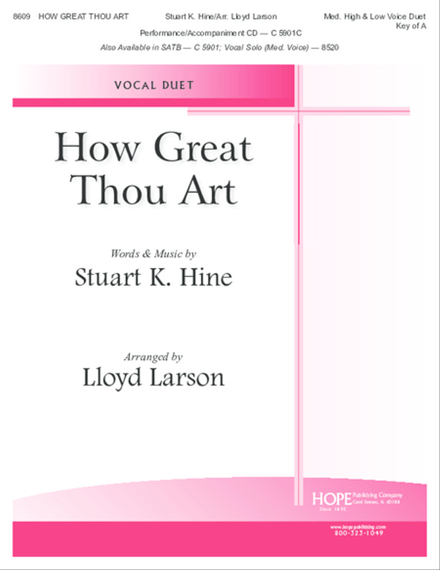 How Great Thou Art High Voice scores gallery preview page 1