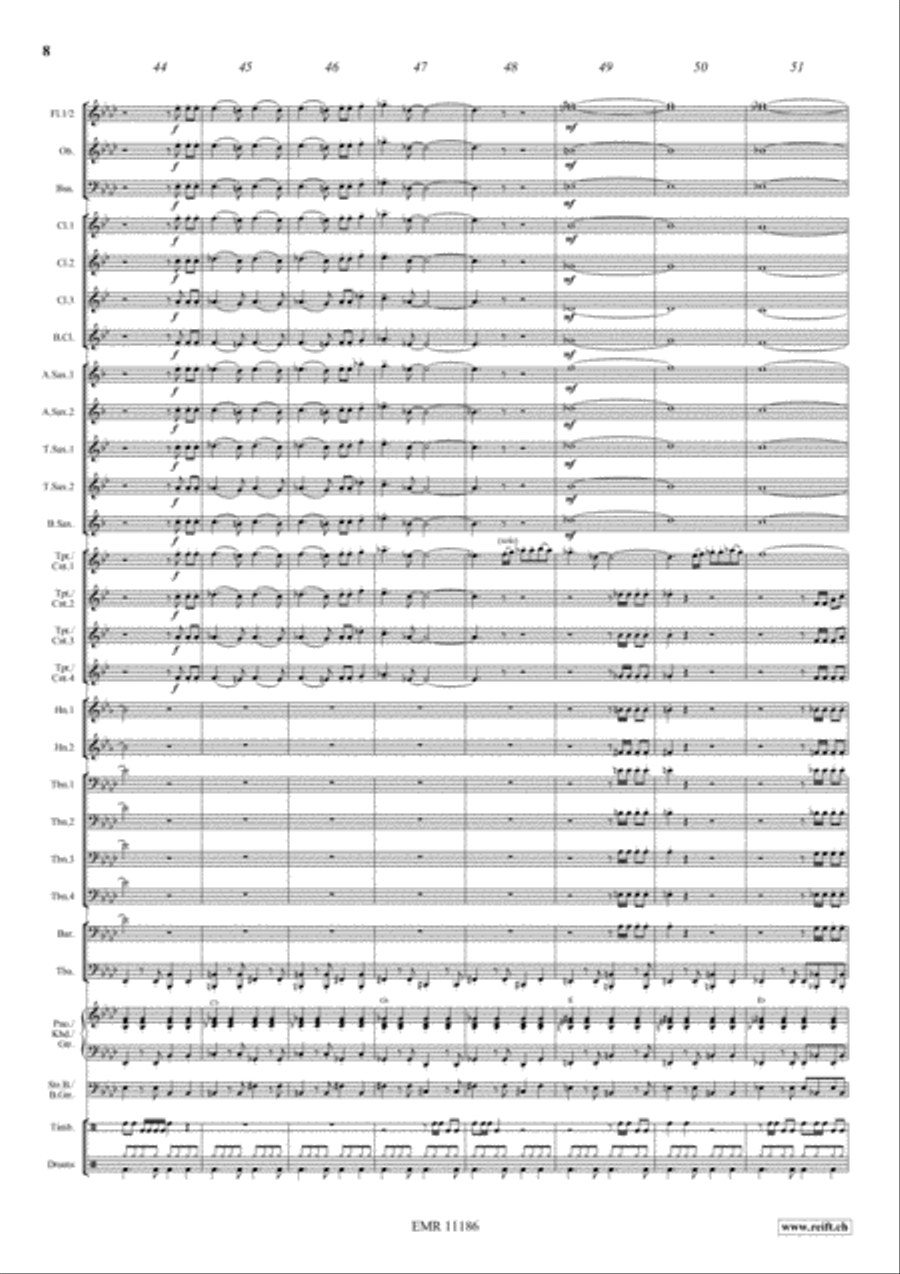 Hibiscus Cha Cha Concert Band scores gallery preview page 9