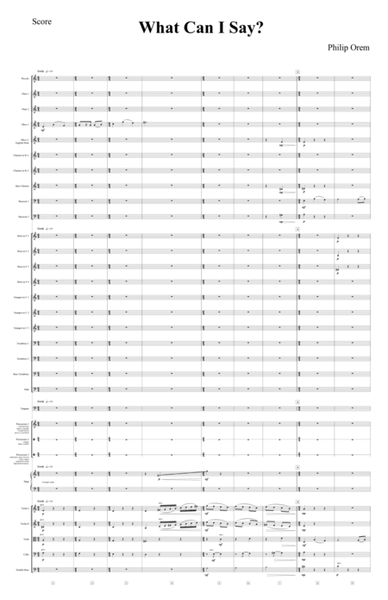 Poems for Orchestra - score and parts
