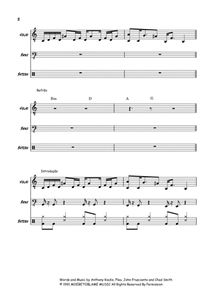 Heaven – John Frusciante (Drums) Sheet music for Drum group (Solo)
