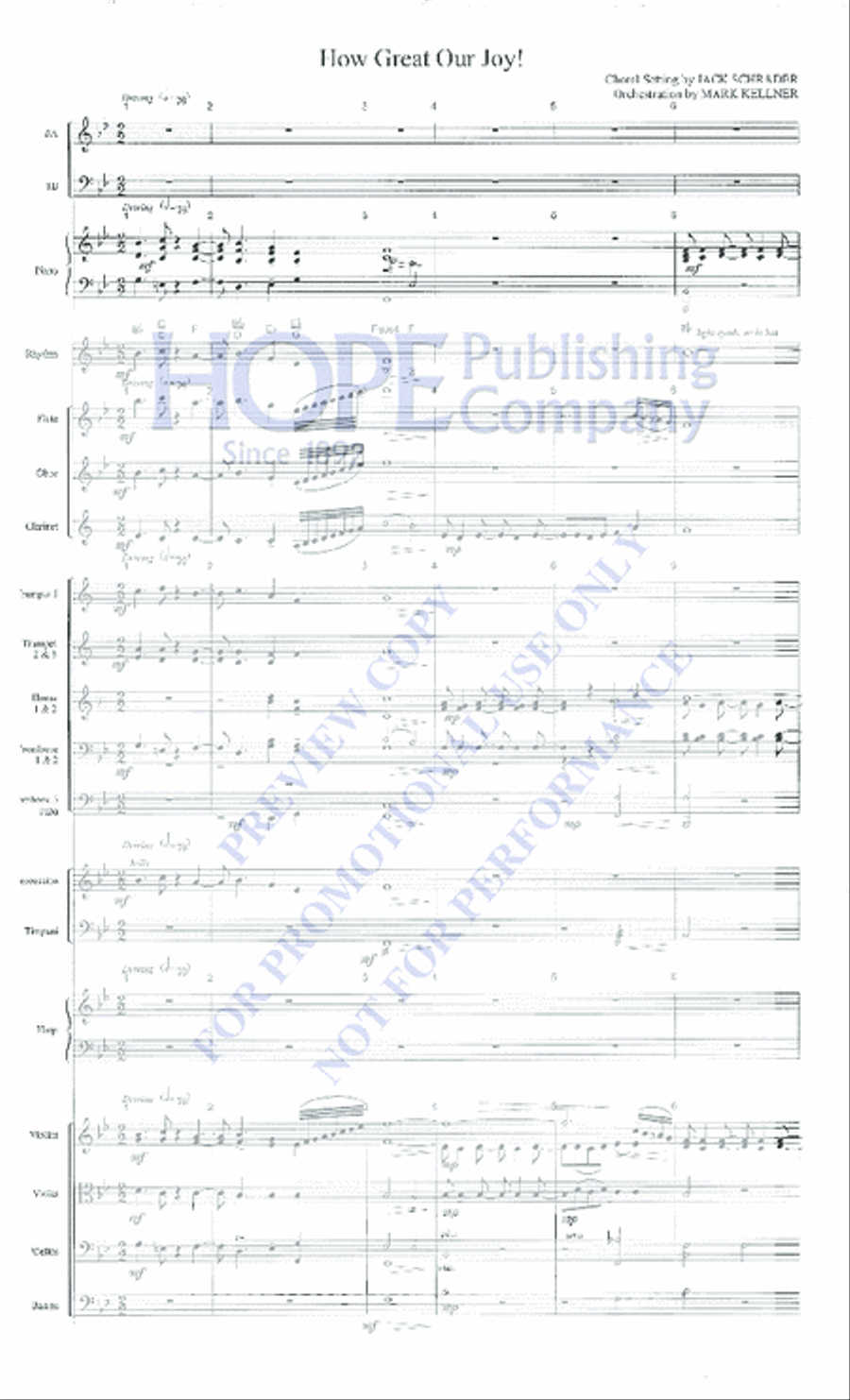 How Great Our Joy! How Great Our Joy! Choir scores gallery preview page 2