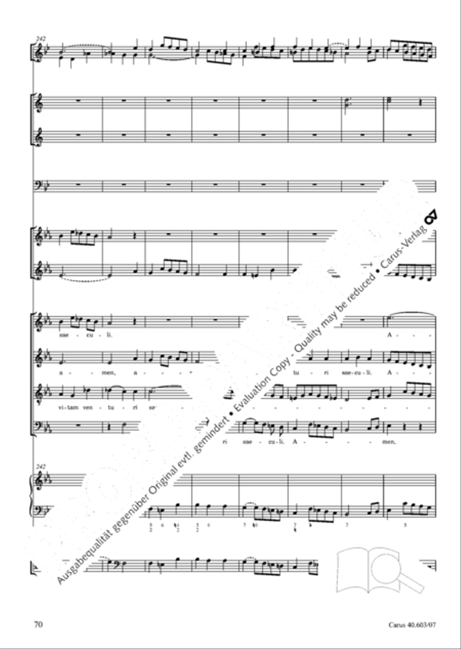 Grosse Orgelsolomesse in Es 4-Part scores gallery preview page 83