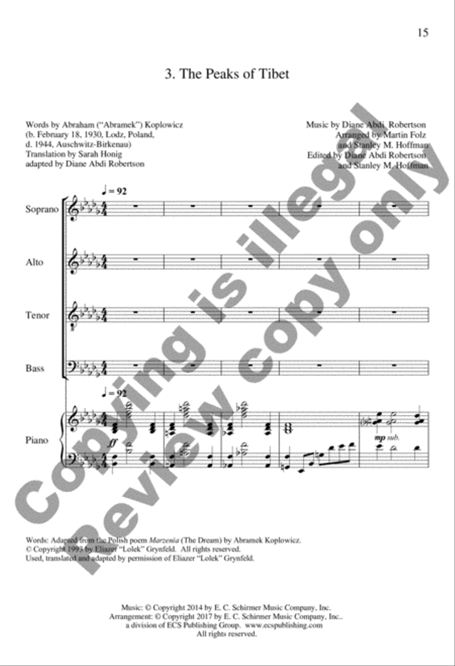 Dream 4-Part scores gallery preview page 8