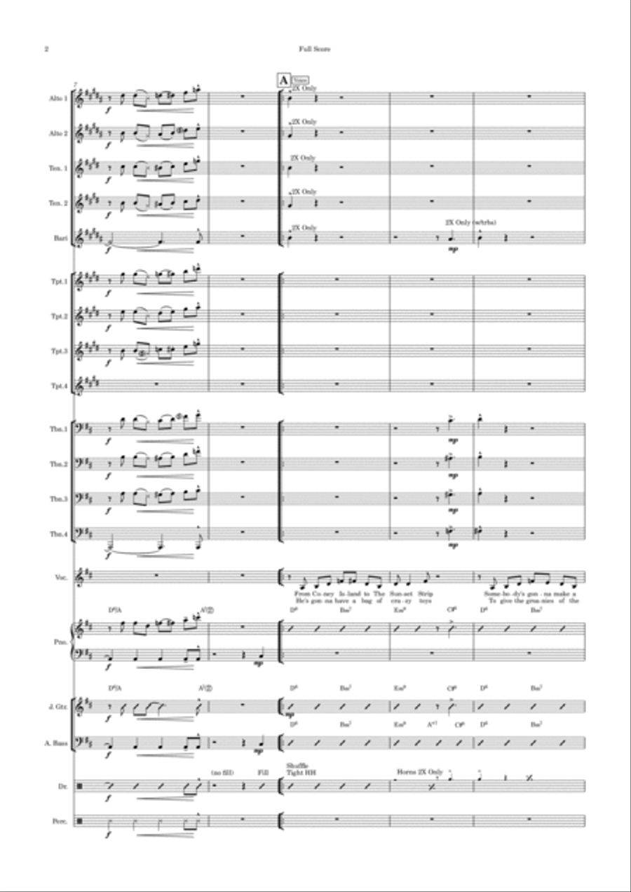 Cool Yule Jazz Ensemble scores gallery preview page 2