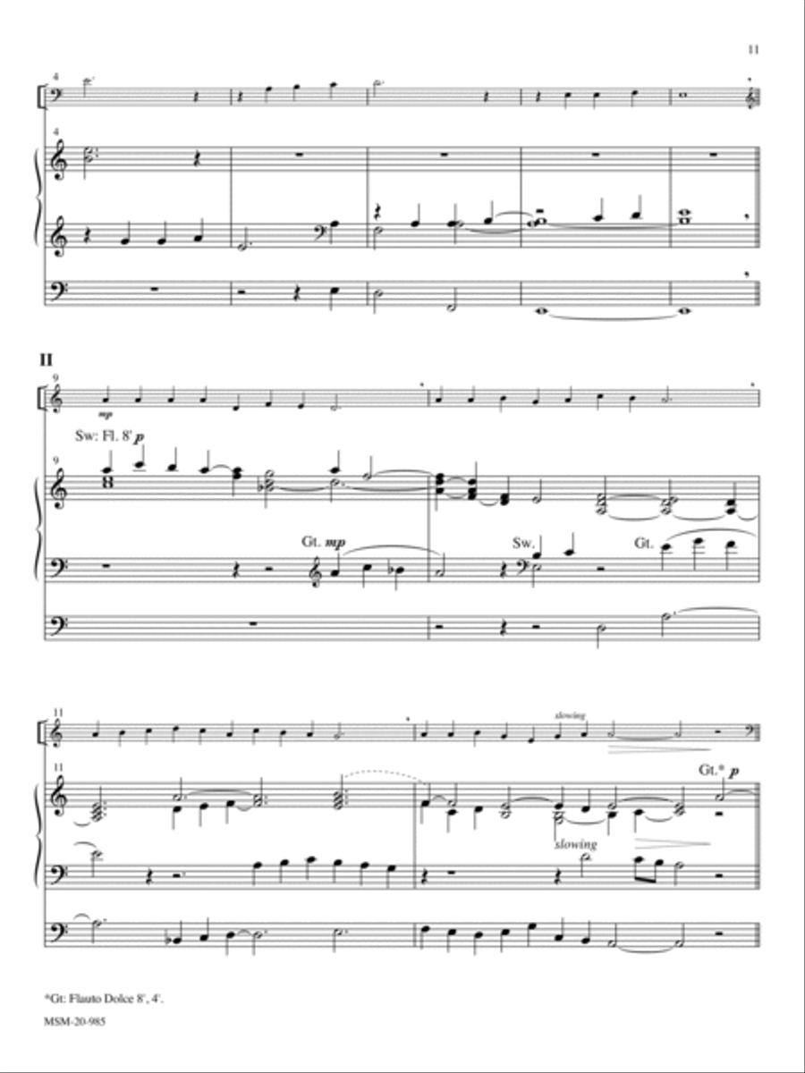 Jesu dulcis memoria Organ scores gallery preview page 2