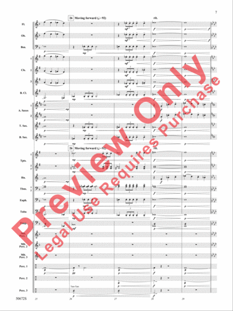 Ascension Concert Band scores gallery preview page 8