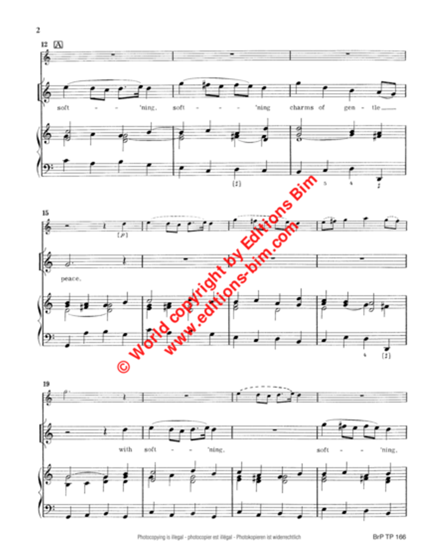 Trumpet Song Soprano Voice scores gallery preview page 3