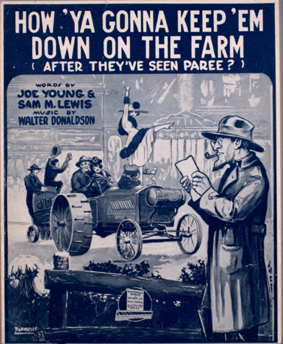 How 'Ya Gonna Keep 'Em Down on the Farm (After They've Seen Paree?) Voice scores gallery preview page 1