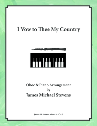 Book cover for I Vow to Thee My Country - Oboe & Piano