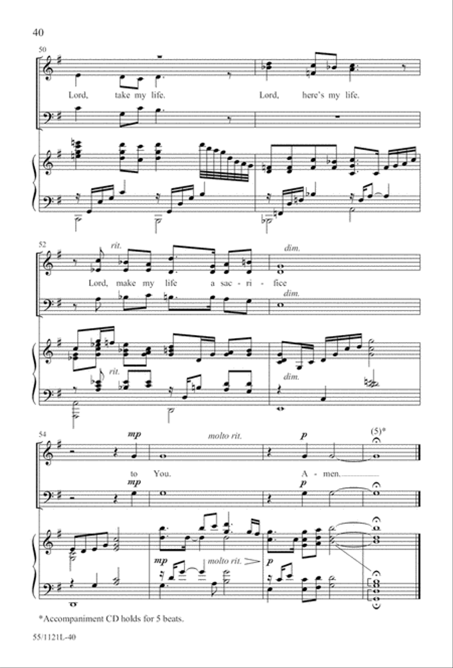 Touched by the Christ Touched by the Christ 3-Part scores gallery preview page 41