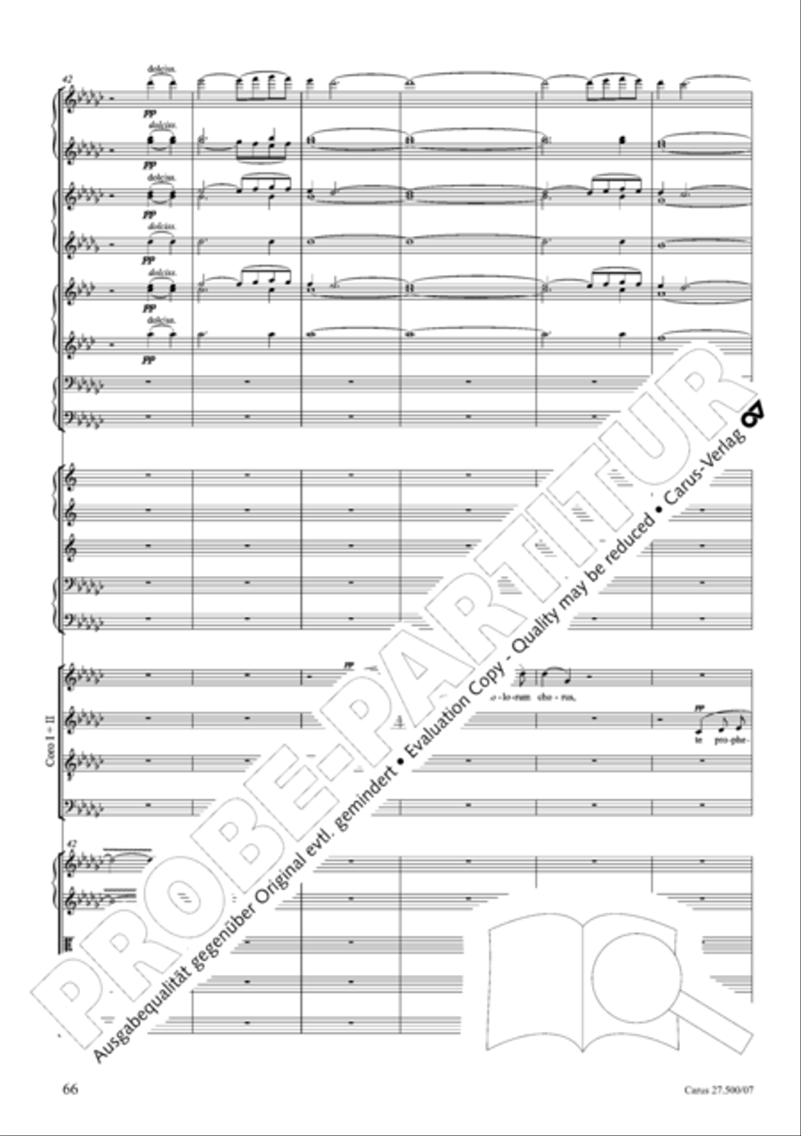 Quattro pezzi sacri Orchestra scores gallery preview page 67