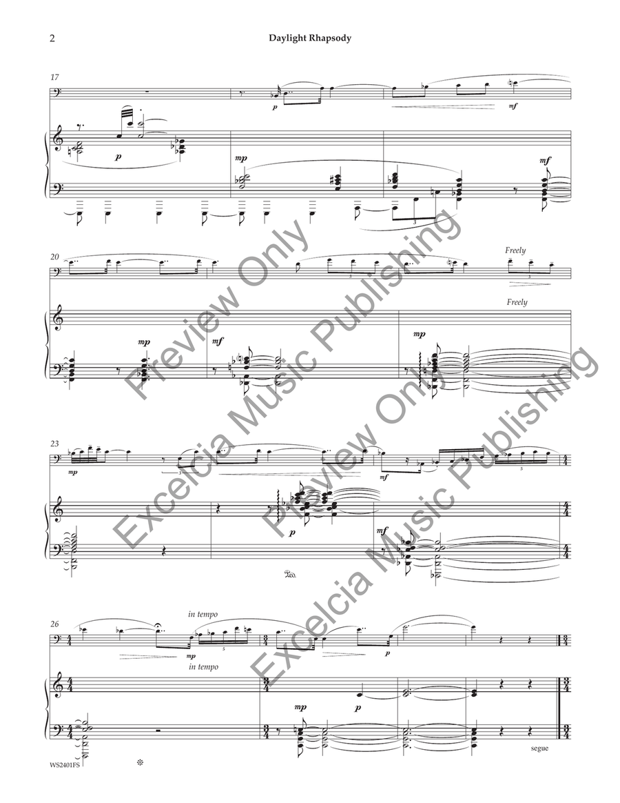 Daylight Rhapsody Piano Accompaniment scores gallery preview page 3