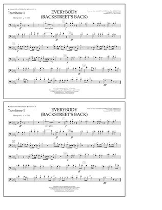 Book cover for Everybody (Backstreet's Back) (arr. Tom Wallace) - Trombone 1