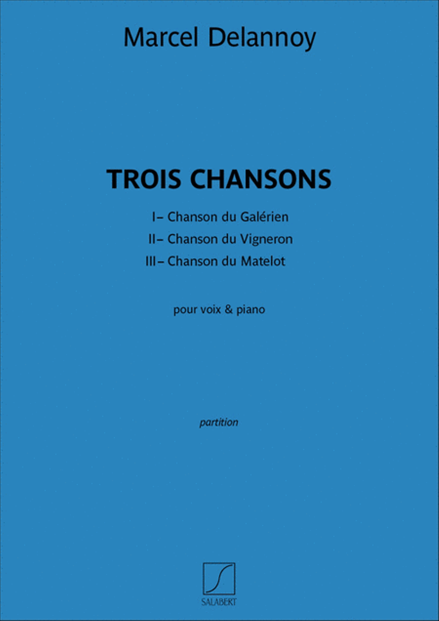 Trois Chansons Voice Solo scores gallery preview page 1