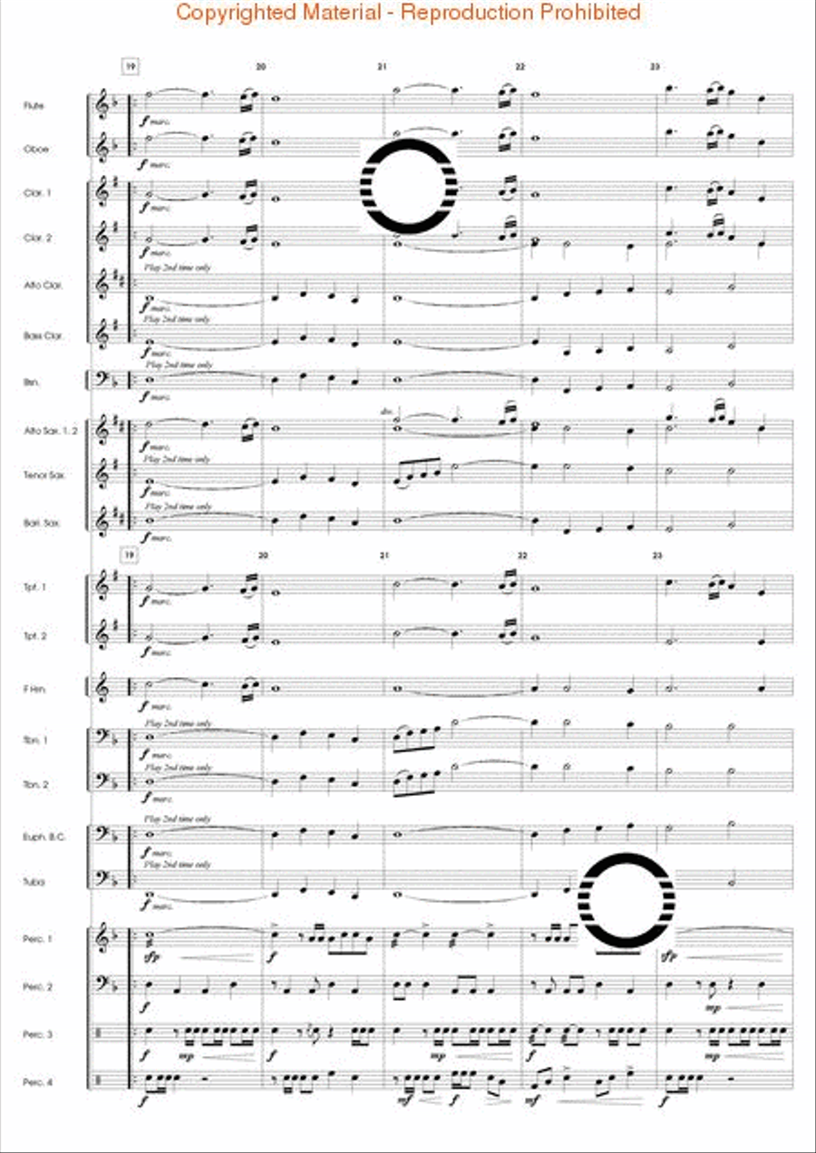 Odyssey for Percussion Odyssey for Percussion Concert Band scores gallery preview page 5