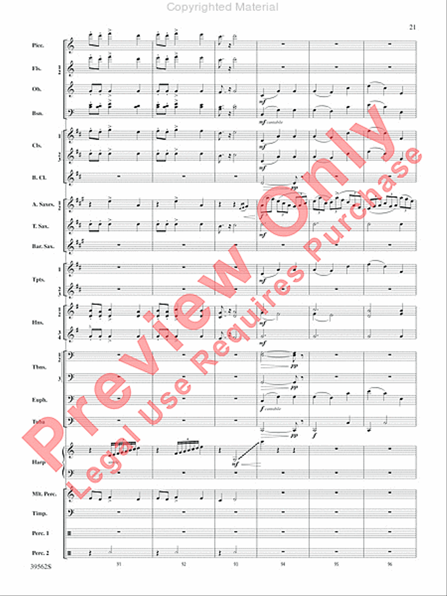 The Complete Harry Potter Concert Band scores gallery preview page 22