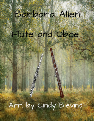 Book cover for Barbara Allen, for Flute and Oboe Duet