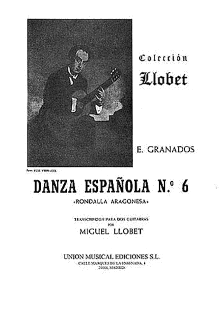 Granados Danza Espanola No.6 Rondalla Aragonesa (llobet) 2 Guitars
