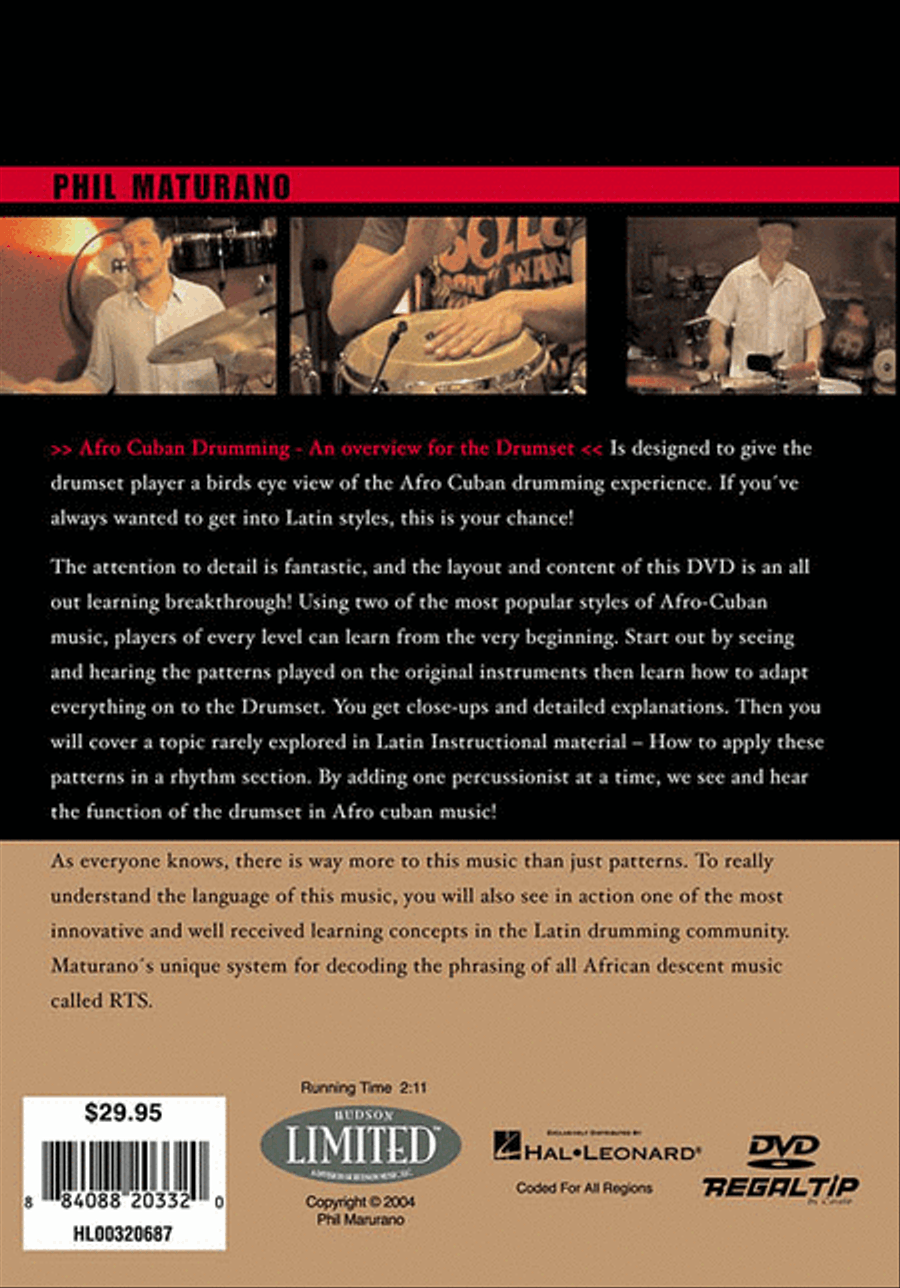 Phil Maturano - Afro-Cuban Drumming for the Drumset Drum Set scores gallery preview page 2