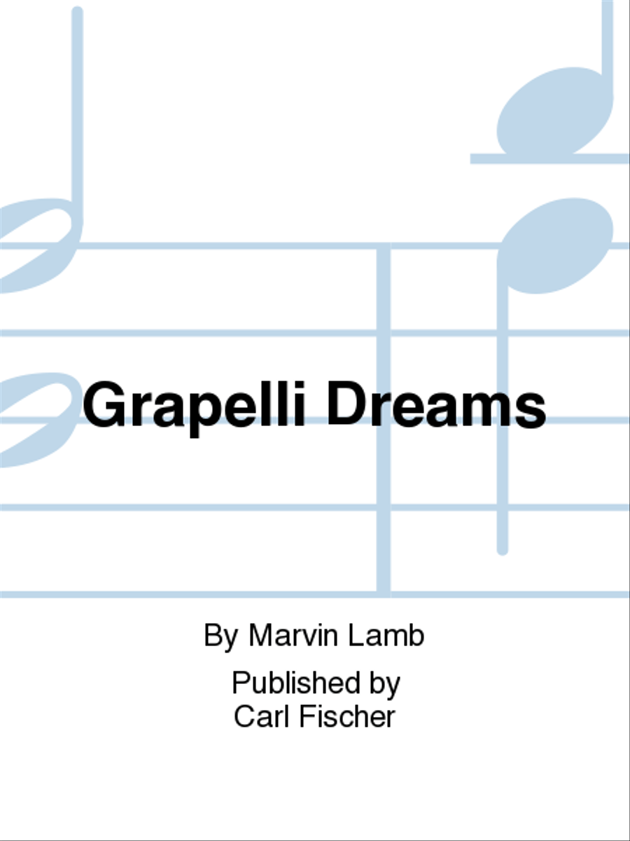 Grapelli Dreams Grapelli Dreams Alto Saxophone scores gallery preview page 1