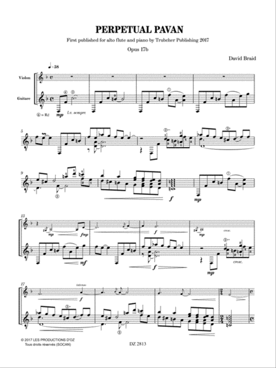 Perpetual Pavan Perpetual Pavan Violin scores gallery preview page 3