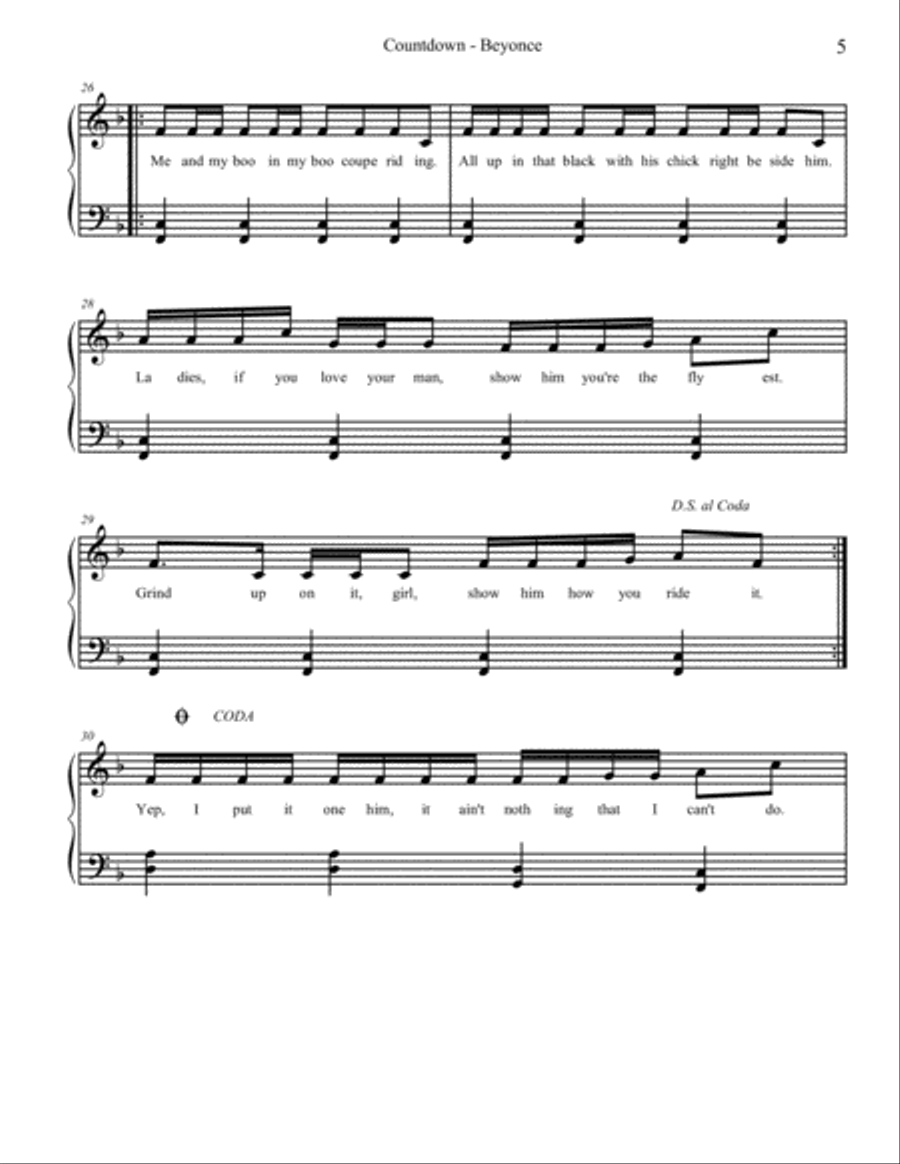 Countdown Small Ensemble scores gallery preview page 5