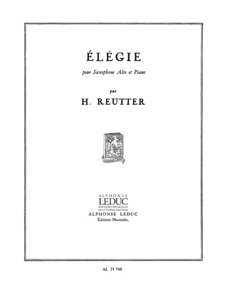 Elegie (saxophone-alto & Piano)