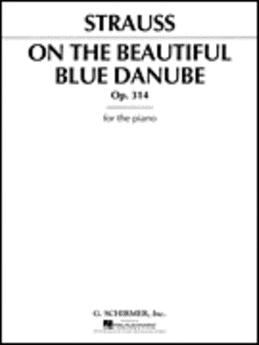 On the Beautiful Blue Danube, Op. 314 Piano Solo scores gallery preview page 1