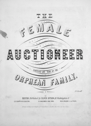 The Female Auctioneer