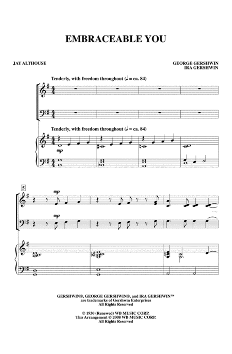 Embraceable You 3-Part scores gallery preview page 7