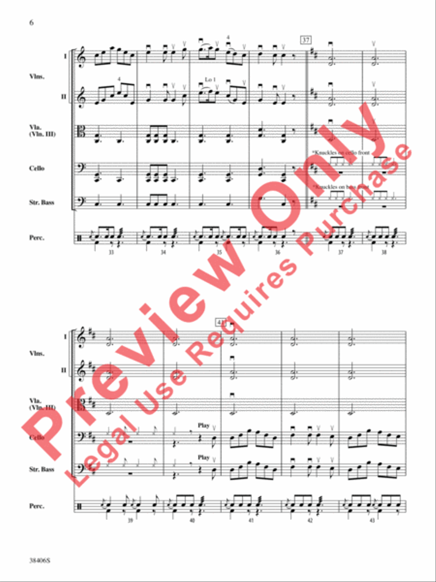 The Campbells Are Coming The Campbells Are Coming String Orchestra scores gallery preview page 7