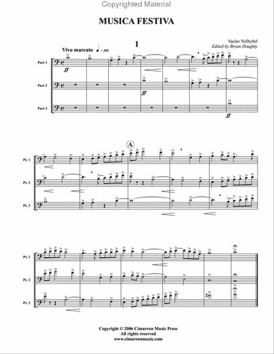 Musica Festiva Woodwind Trio scores gallery preview page 2