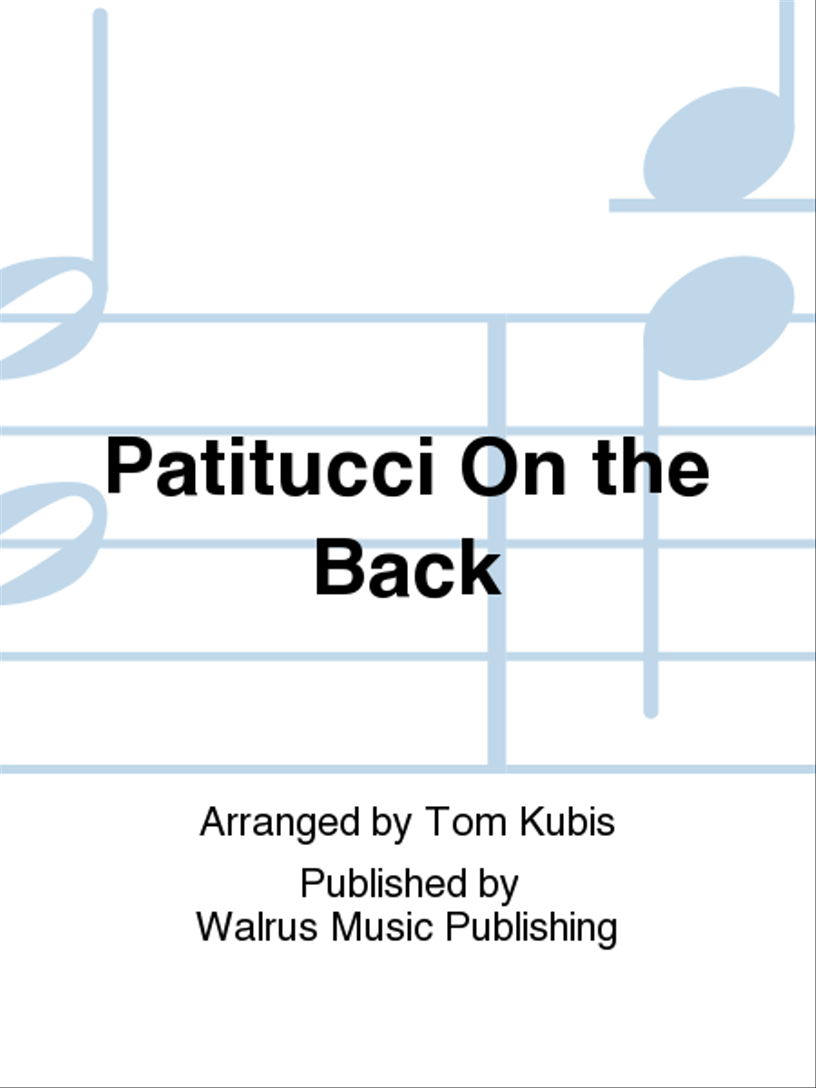 Patitucci On the Back Big Band scores gallery preview page 1