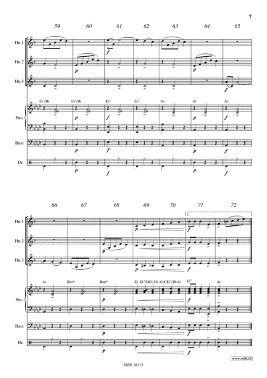 Donauwellen Horn scores gallery preview page 7