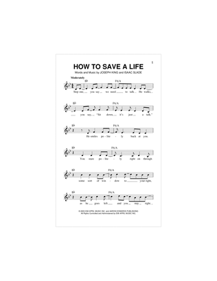 How To Save A Life