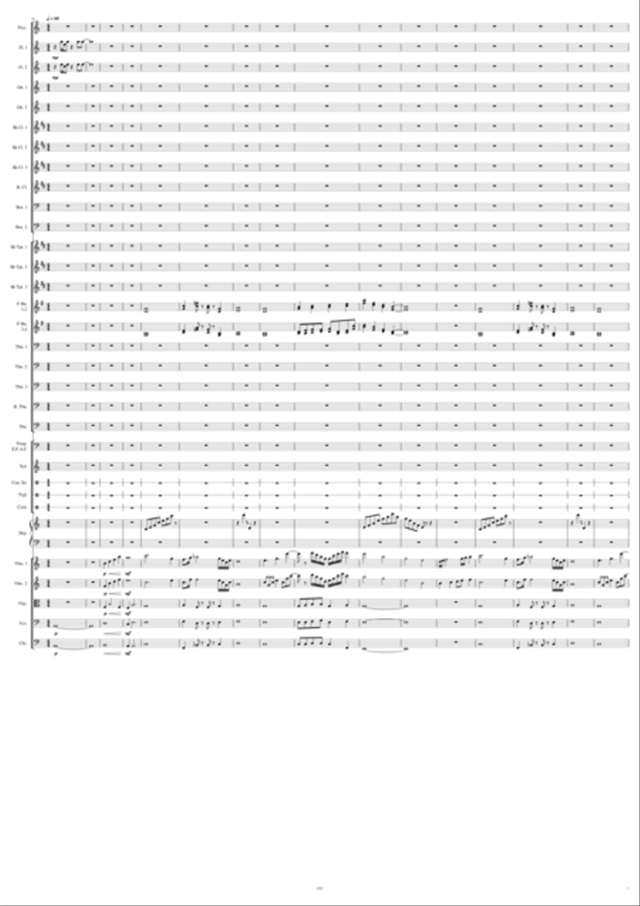 Sharks Cove Sharks Cove Full Orchestra scores gallery preview page 3