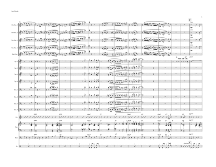 Just Friends Jazz Ensemble scores gallery preview page 3