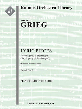 Book cover for Lyric Pieces -- Wedding Day at Troldhaugen, Op. 65/6 [arrangement]