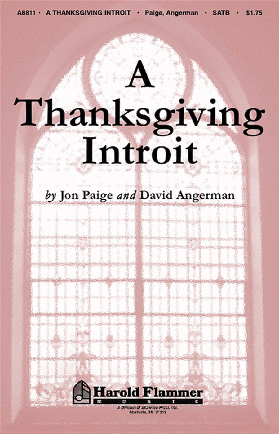 A Thanksgiving Introit Choir scores gallery preview page 1