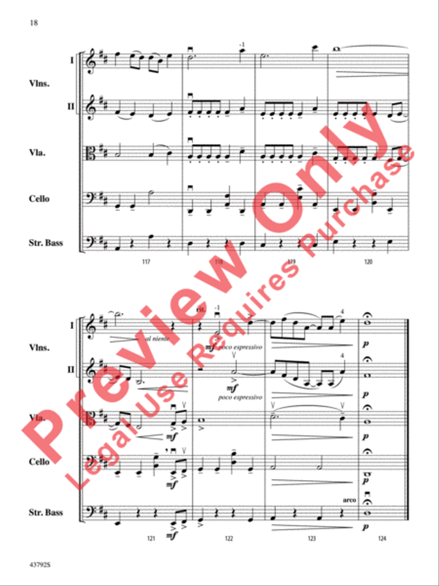 I Don't Want to Miss a Thing String Orchestra scores gallery preview page 19