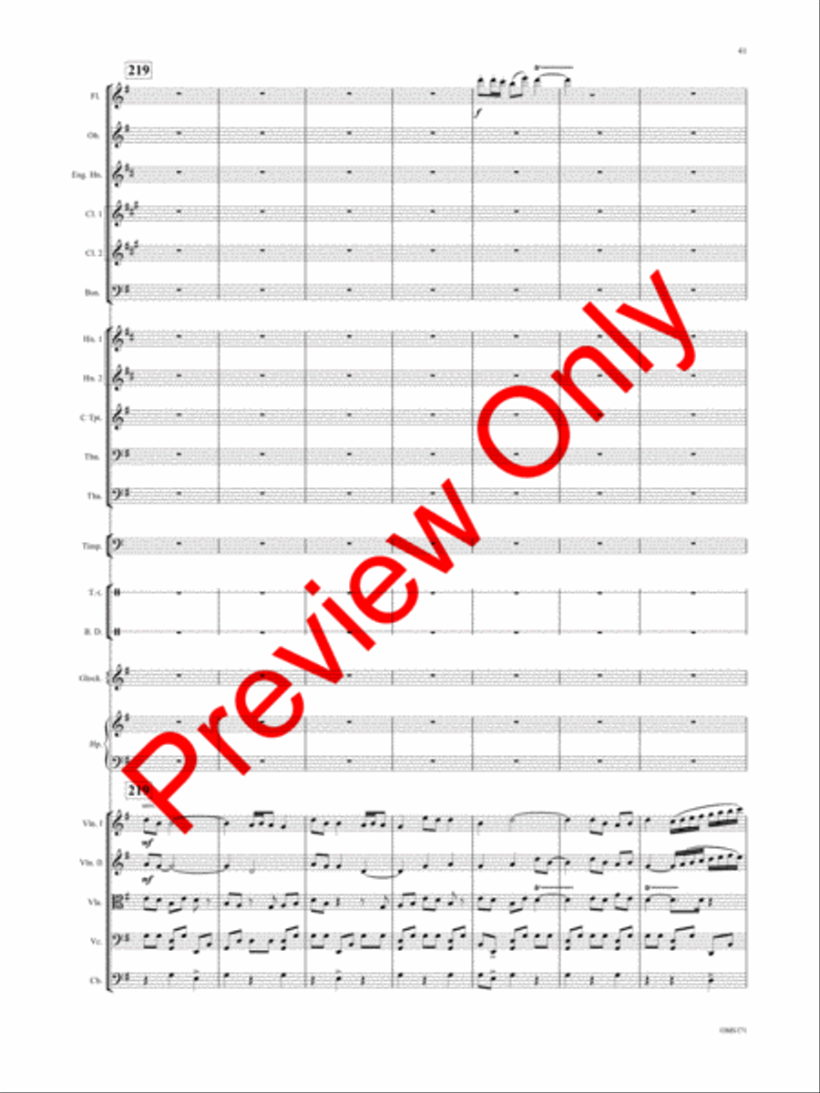Anishinaabeg Rhapsody Orchestra scores gallery preview page 44