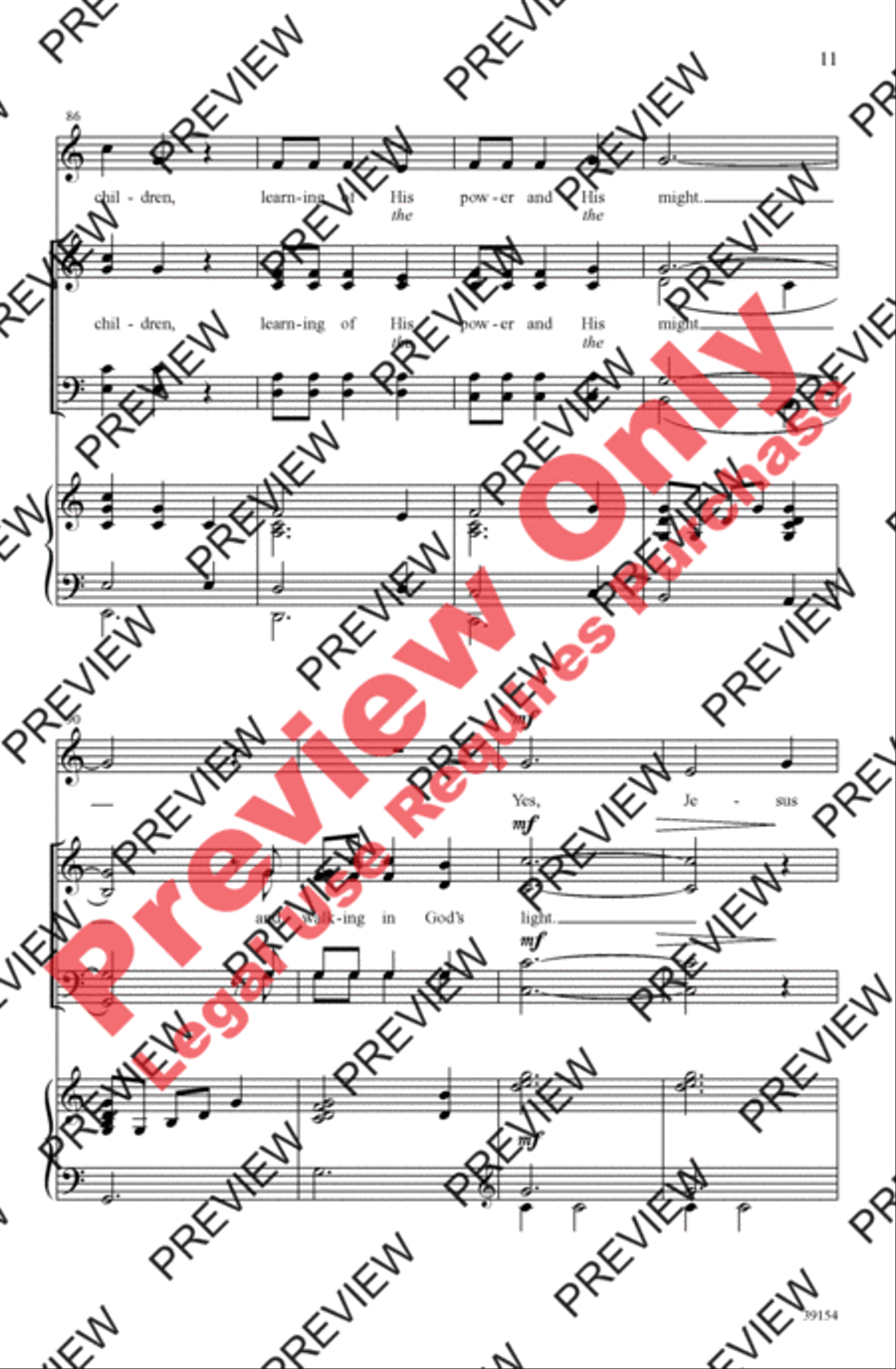 All God's Children All God's Children 4-Part scores gallery preview page 11